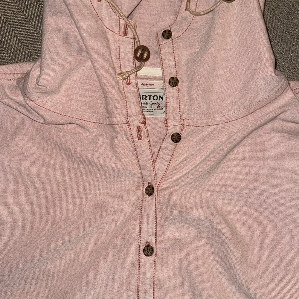 Burton Long Sleeve Cotton Hoodie SZ Medium - Picture 7 of 9
